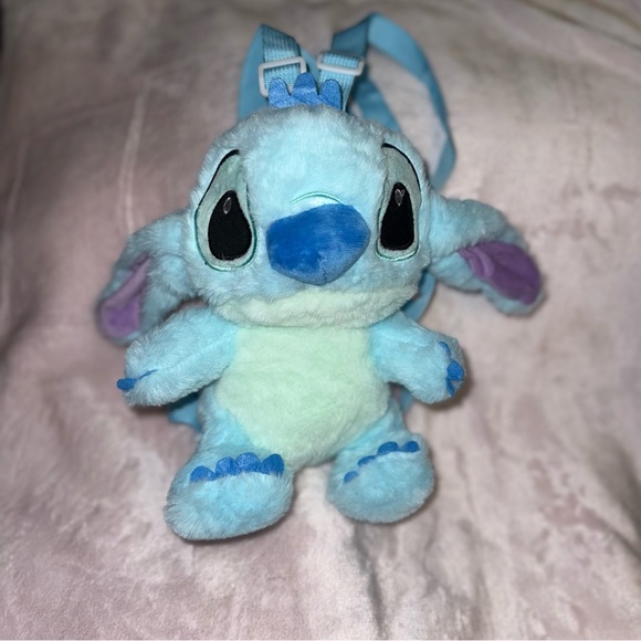 Stitch Plush Doll Backpack Lilo & Stitch Plush Toy Zipper Pouch Bag New - Picture 9 of 13